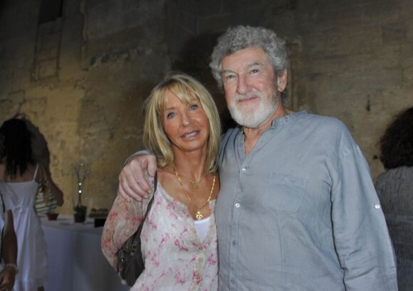 Patrick Préjean et sa femme lors du Grand Prix des Personnalités le 29 juin 2012 à Avignon
