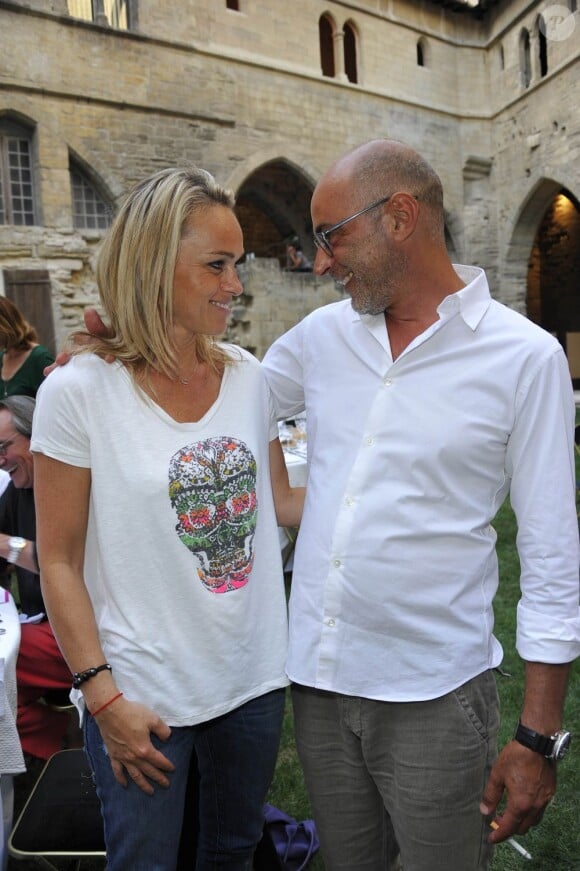 Cécile de Ménibus et Patrick Bosso lors du Grand Prix des Personnalités le 29 juin 2012 à Avignon