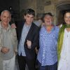 Patrice Laffont, Tex, Marc Jolivet et sa femme lors du Grand Prix des Personnalités le 29 juin 2012 à Avignon