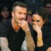 David et Victoria Beckham à Los Angeles le 1er mai 2012.