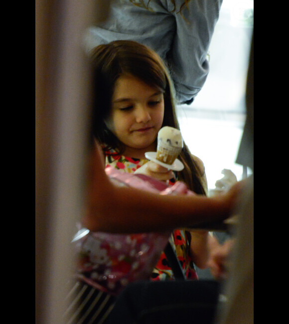 Katie Holmes emmène sa fille Suri déguster une glace à New York le 3 juillet 2012