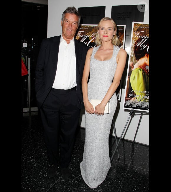 Diane Kruger et Benoît Jacquot lors de la présentation à New York du film Les Adieux à la reine le 9 juillet 2012