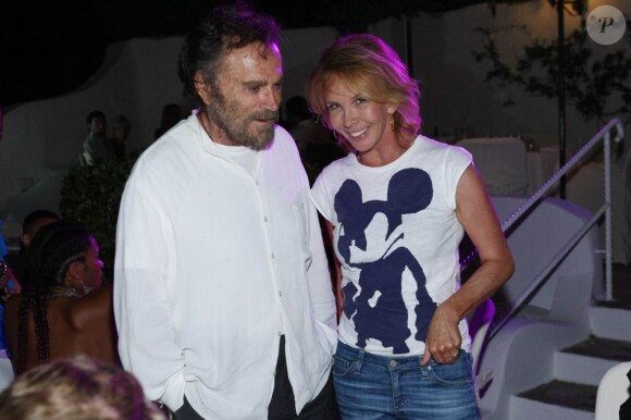 Franco Nero et Trudie Styler au Festival Global d'Ischia, le 9 juillet 2012