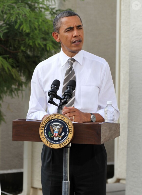 Barack Obama en octobre 2011 à Las Vegas
