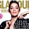 Marion Cotillard en couverture du centième numéro de Glamour. Juillet 2012.