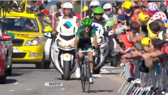 Pierre Rolland vainqueur de la 11e étape du Tour de France 2012 à la Toussuire
