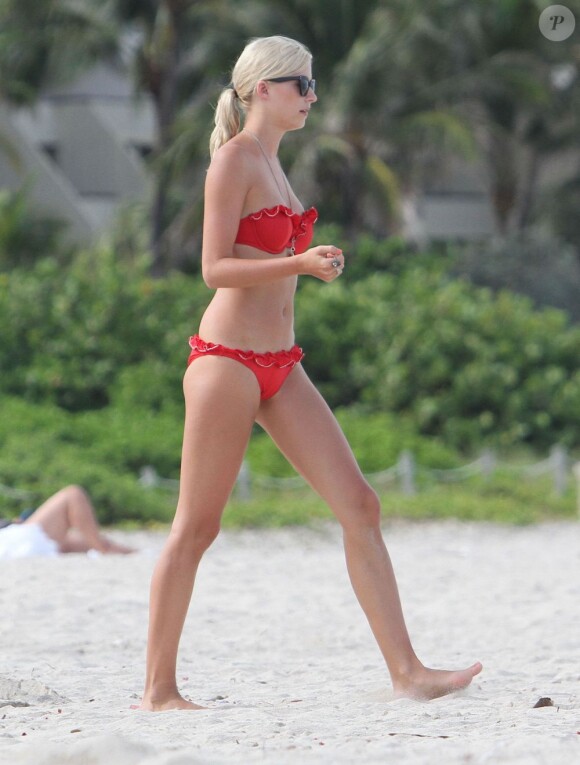 Lena Gercke, très en forme, le 12 juillet 2012 à Miami et en vacances