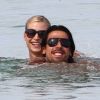 Sami Khedira et Lena Gercke s'amusent le 12 juillet 2012 à Miami et en vacances