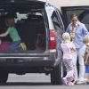 Julia Roberts a entraîné son mari Daniel Moder, ses jumeaux Phinnaeus et Hazel et le petit dernier Henri à Hawaï le 10 juillet 2012