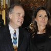 Passation de pouvoir entre Frédéric Mitterand et Aurélie Filippetti au ministère de la Culture et de la Communication, à Paris, le 17 mai 2012.