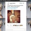 Une photo postée par Laeticia Hallyday sur son twitter, concernant le décès de sa mamie - le 15 juillet 2012