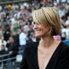 EXCLU : Laeticia Hallyday au Stade de France avant le concert de Johnny Hallyday, le 17 juin 2012.