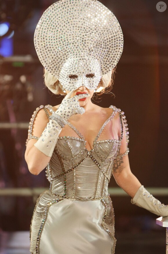 Lady Gaga à New York, le 1er janvier 2012.