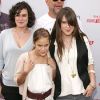 Rumer, Scout et Tallulah, filles de Bruce Willis et Demi Moore, en 2008 près de Los Angeles.
