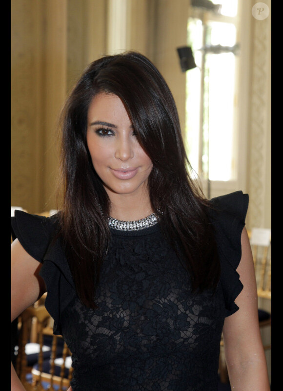 Kim Kardashian en juillet 2012 à Paris