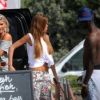 Mario Balotelli en charmante compagnie le 11 juillet 2012 à Ibiza