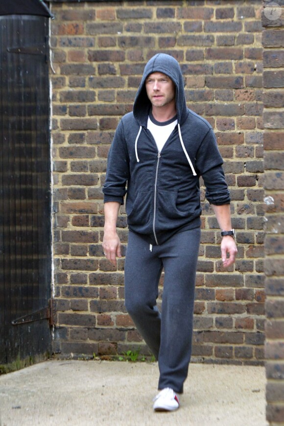EXCLU : Ronan Keating sur le tournage de son nouveau clip à Londres, le 13 juillet 2012.