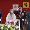 Les royaux belges durant la parade militaire de la Fête nationale...
La famille royale de Belgique célébrait le 21 juillet 2012 la Fête nationale.