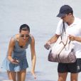Xavi Hernandez et sa compagne profitent de l'été sur la petite île d'Ibiza le 20 juillet 2012
