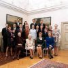 Photo de famille des 90 ans de la reine Ingrid de Suède en 2000.