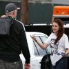 Kristen Stewart  s'énerve contre son coach sportif le 18 juillet 2012, quelques jours après avoir eu une aventure avec le réalisateur Rupert Sanders à Los Angeles