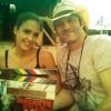 Jessica Alba sur le tournage de Machete Kills de Robert Rodriguez. Juin 2012.