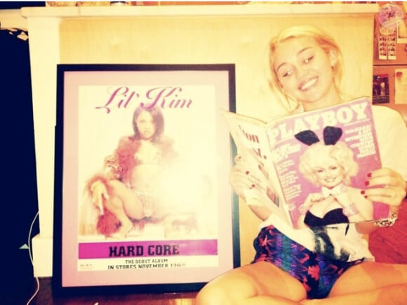 Miley Cyrus lance-t-elle un appel à Playboy en postant cette photo sur son compte Twitter ?