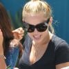 Miley Cyrus quitte son cours de gym à Los Angeles, le 16 juillet 2012.