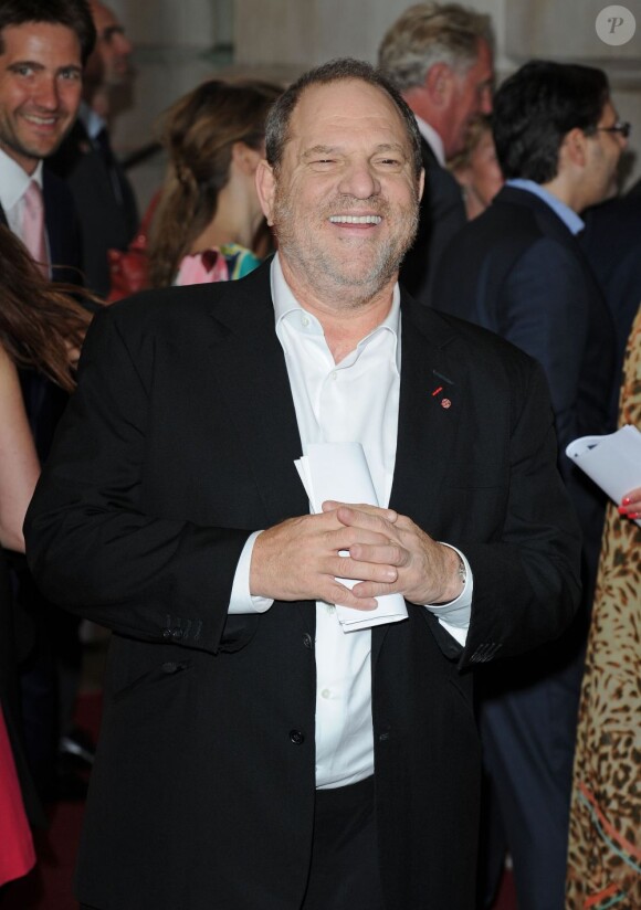 Harvey Weinstein lors de la réception Creative Industries organisée par le Founders Forum et pour la campagne gouvernementale GREAT, à l'Académie royale des arts de Londres, le 30 juillet 2012, en marge des JO.