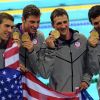L'équipe américaine a décroché l'argent lors du relais 4x200 m lors des Jeux olympiques de Londres le 31 juillet 2012