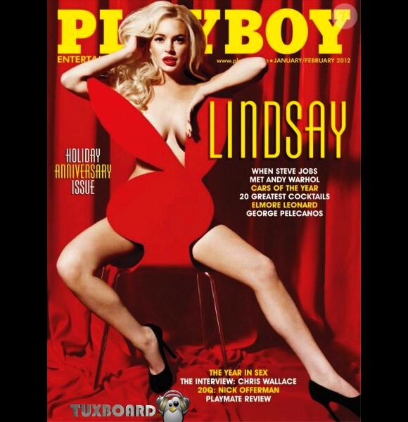 Lindsay Lohan en Marilyn Monroe pour Playboy.