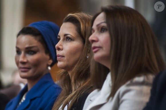 La princesse Haya bint al-Hussein lors du Global Health Policy Summit au palais Guildhall à Londres, le 1er août 2012