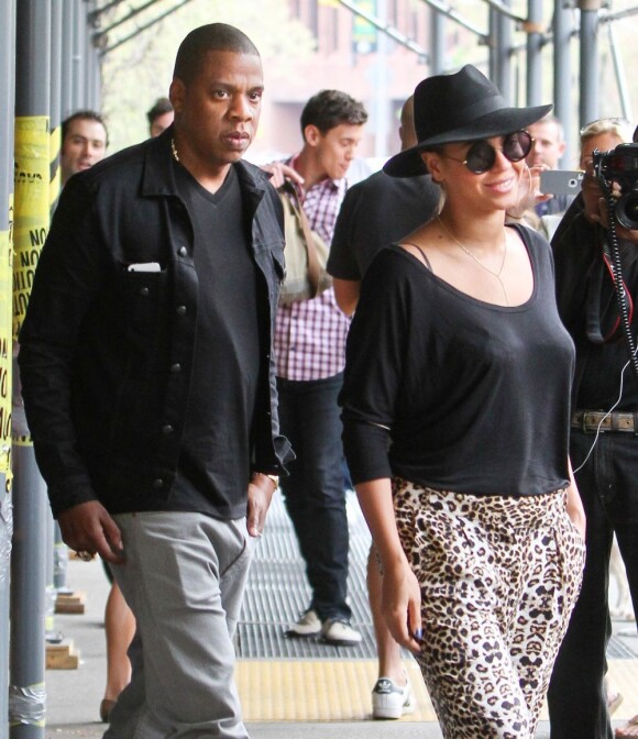 Beyoncé et Jay-Z en avril 2012 à New York