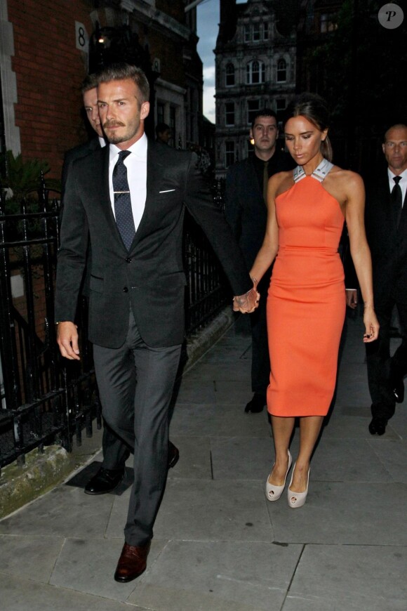 David et Victoria Beckham - troisièmes du classement Forbes des couples célèbres ayant gagné le plus d'argent entre mai 2011 et mai 2012