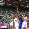 Moment historique pour le basket français, le 9 août 2012 aux JO de Londres : les Bleues de Pierre Vincent, sous la houlette de Céline Dumerc, surclassent la Russie (81-64) et se qualifient pour leur première finale olympique.