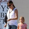 Jennifer Garner et sa fille Violet se rendent dans un magasin de jouets à Brentwood, le 9 août 2012