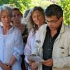 Obsèques du journaliste français Michel Polac, dans le village de Cabrerolles, le 10 août 2012 - Patrick Pelloux prend la parole