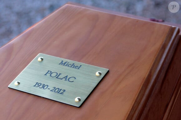 Obsèques du journaliste français Michel Polac, dans le village de Cabrerolles, le 10 août 2012