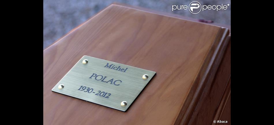 Obsèques du journaliste français Michel Polac, dans le village de Cabrerolles, le 10 août 2012