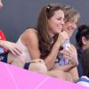 Kate Middleton, passionnée à la Riverbank Arena, a eu l'occasion de bondir de joie une foie de plus aux JO de Londres, vendredi 10 août 2012, grâce à la médaille de bronze décrochée par les hockeyeuses britanniques face à la Nouvelle-Zélande.