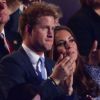 Le prince Harry, secondé par Kate Middleton, était le principal représentant de la famille royale lors de la cérémonie de clôture des Jeux olympiques de Londres le 12 août 2012.