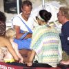 Boris Becker, sa femme Lilly Kerssenberg et leur fils Amadeus en vacances en famille à Formentera le 13 août 2012