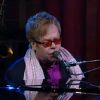 Elton John sur le plateau du Late Show de David Letterman, sur CBS, février 2011.