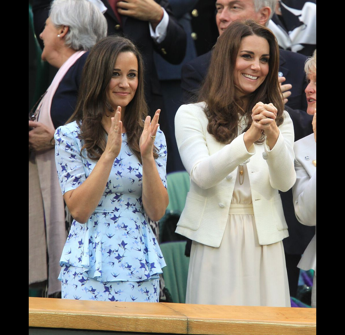 Photo Kate Et Pippa Middleton Le 8 Juillet 2012 à Wimbledon Purepeople 