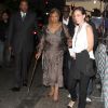 La mère de Whitney Houston, Cissy, se rendant à l'avant-première du film Sparkle le 16 août 2012