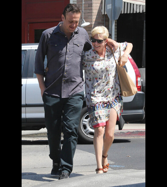 Michelle Williams et Jason Segel à Los Angeles, le 20 août 2012