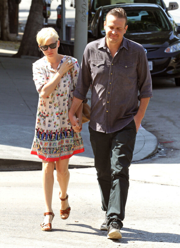 Michelle Williams et Jason Segel à Los Angeles, le 20 août 2012