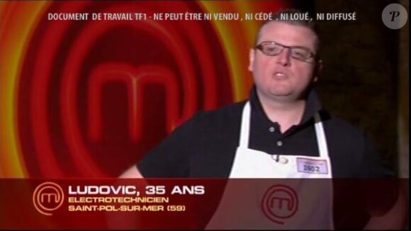 Masterchef saison 3, épisode du 23 août 2012 sur TF1 - Ludovic