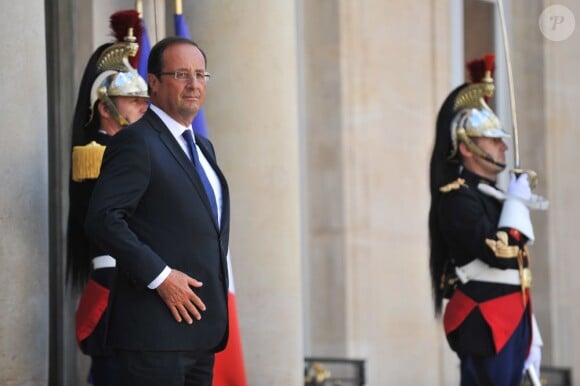 François Hollande, à l'Elysée le 22 août 2012