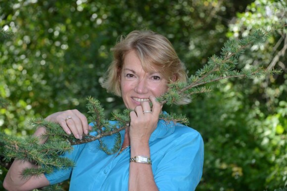Brigitte Lahaie durant la 17e édition de la Forêt des livres à Chanceaux-Près-Loche le 26 août 2012